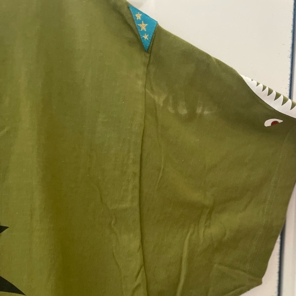 Shmack "Skull Death from Above" Mens Size 3XL Green Short Sleeve Y2k T-Shirt ** - Picture 4 of 5